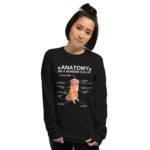 Funny Anatomy Retriever Dog Lover Long Sleeve Shirt