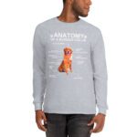 Funny Anatomy Retriever Dog Lover Long Sleeve Shirt