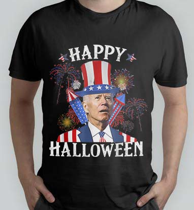 Halloween Funny Happy 4th Of July Anti Joe Biden Confused Shirt - Bring  Your Ideas, Thoughts And Imaginations Into Reality Today