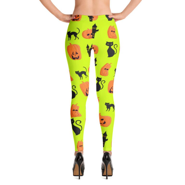 Halloween Witches Skull Pumpkin halloween spirit Leggings