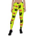 Halloween Witches Skull Pumpkin halloween spirit Leggings