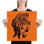 Every child matters | orange day 2022 | indigenous  Canada Residential Poster