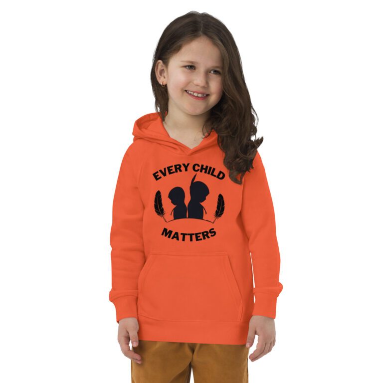 Orange shirt day 2022 – Every child matters Canada orange shirt day residential schools national day of truth and reconciliation canada Kids hoodie - Image 3