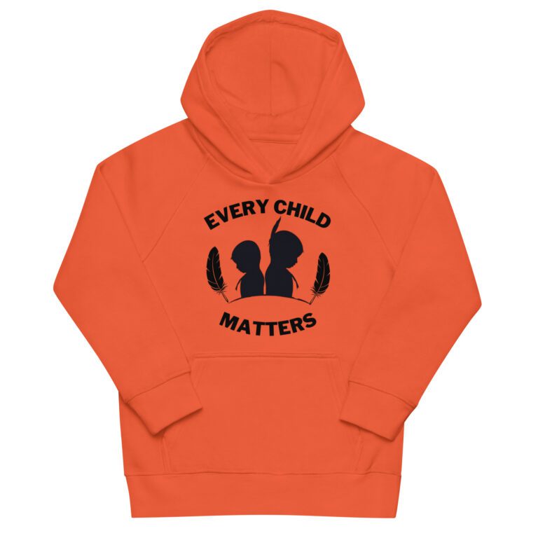 Orange shirt day 2022 – Every child matters Canada orange shirt day residential schools national day of truth and reconciliation canada Kids hoodie - Image 4