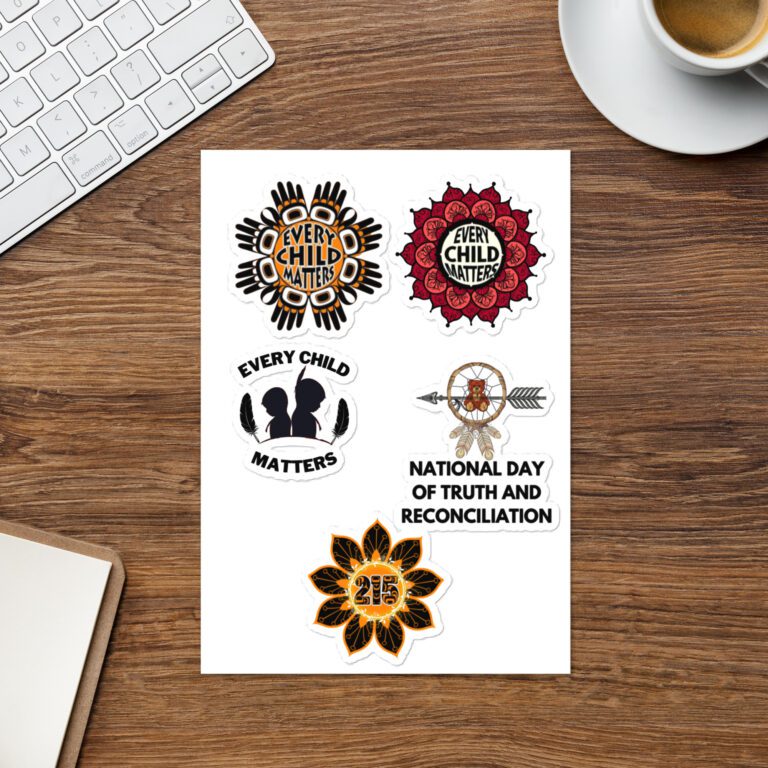 National day of truth and reconciliation canada Orange shirt day 2022 – Every child matters Canada orange shirt day residential schools Sticker sheet