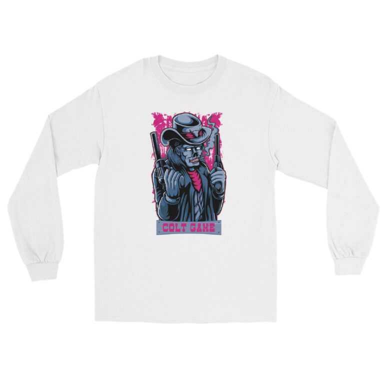 Retro Halloween Comfort Colors , Skeleton Halloween, Vintage Ghost Halloween Sleeve Shirt - Image 7