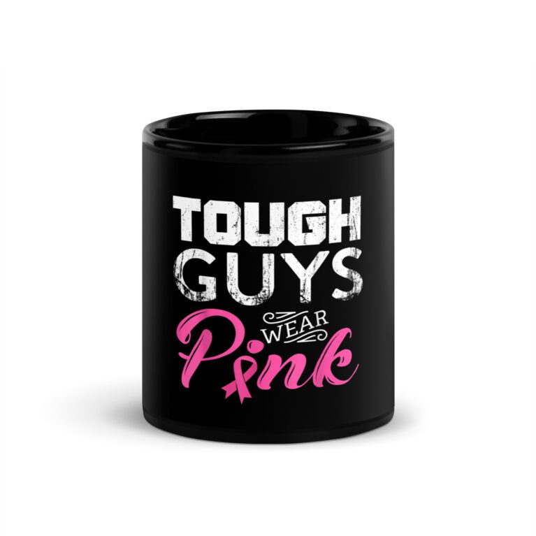 In October We Wear Pink Leopard Breast Cancer Awareness  Mug - Image 2
