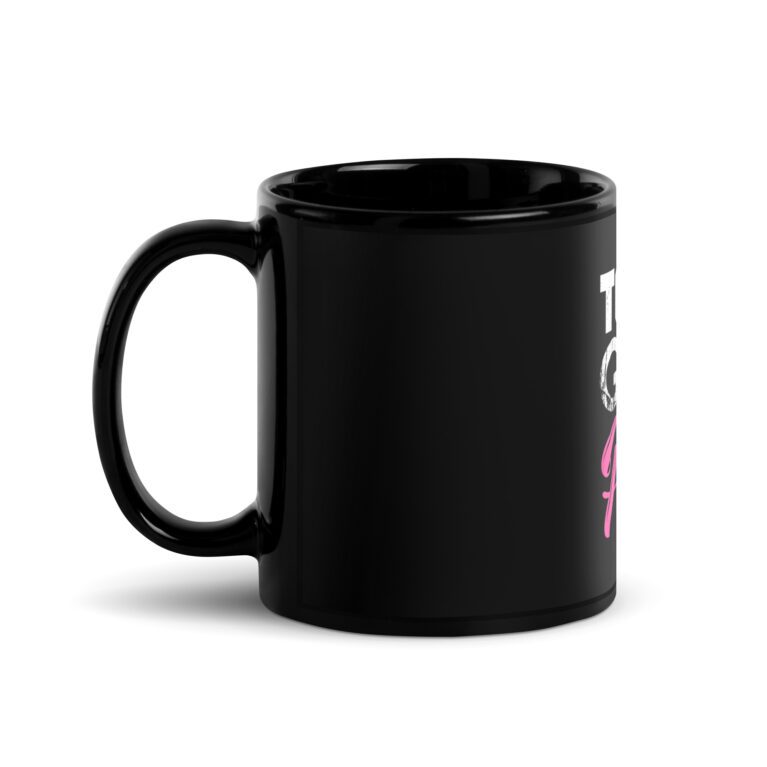 In October We Wear Pink Leopard Breast Cancer Awareness  Mug - Image 3