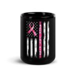 In October We Wear Pink Leopard Breast Cancer Awareness  Mug