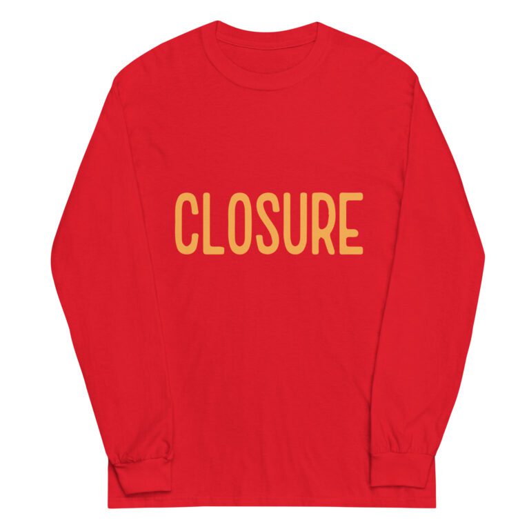 Closure Hoodie | Entergalactic | Red Closure Hoody | Jabari Long Sleeve Shirt - Image 2