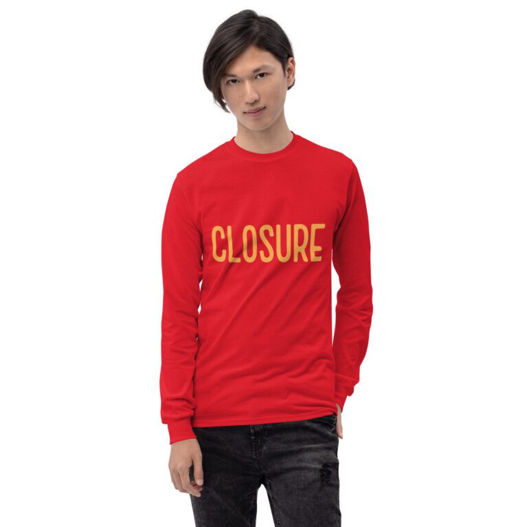 Closure Hoodie | Entergalactic | Red Closure Hoody | Jabari Long Sleeve Shirt - Image 4
