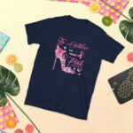 In October We Wear Pink Butterflies Breast Cancer Awareness T-Shirt