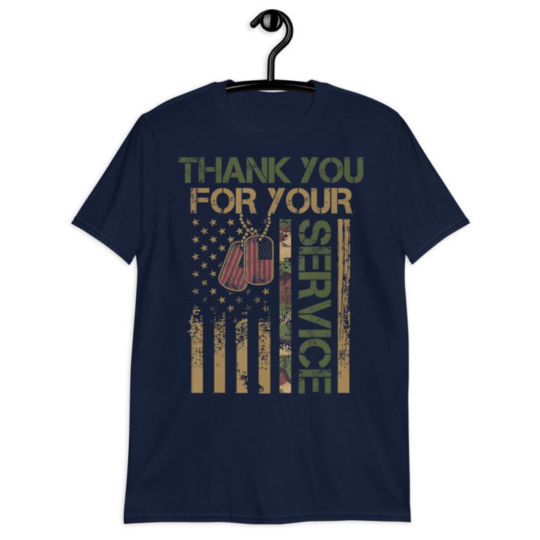 Funny Veterans Day - Thank You for your Service Soldier Men Women T-Shirt! - Image 3