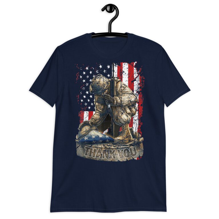 Funny Womens Thank you for your services Patriotic - veterans day for Men V-Neck T-Shirt! - Image 3