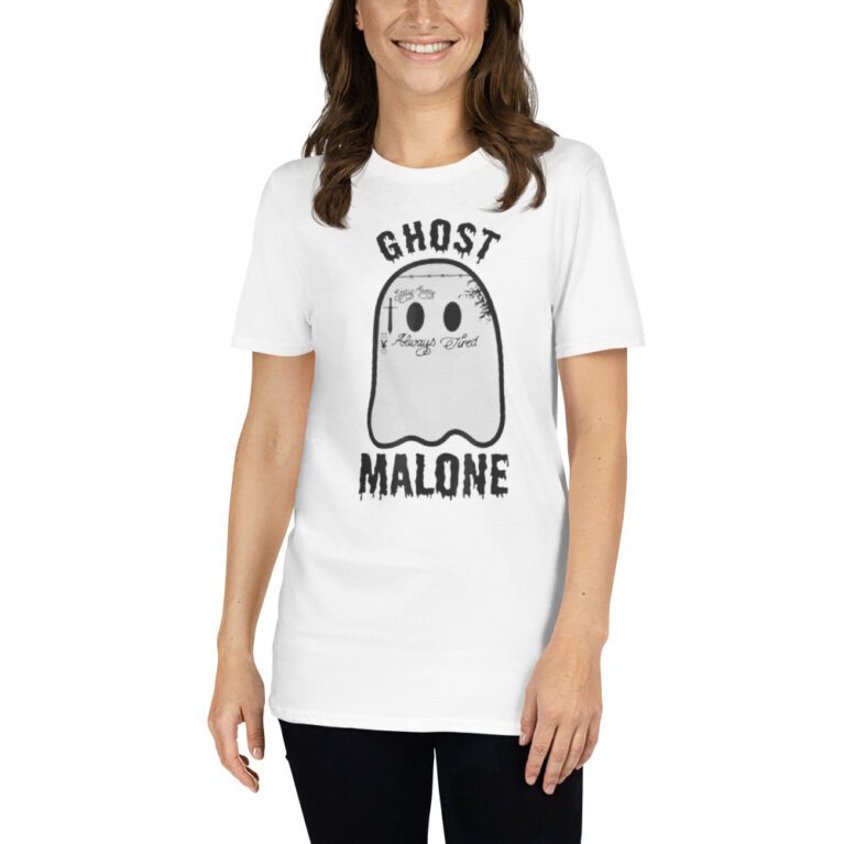 Ghost Malone Spooky T-Shirt Dont Hug Me Im Scared shirt - Image 2
