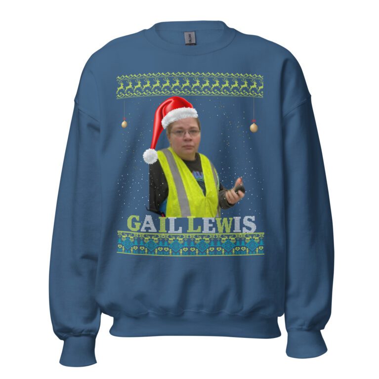Gail lewis christmas jumper Unisex Sweatshirt - Image 12