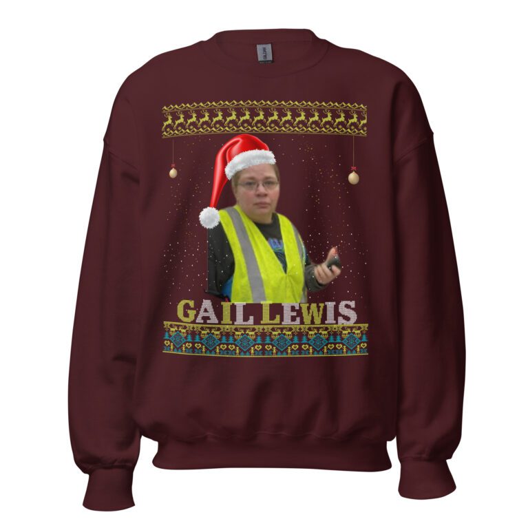 Gail lewis christmas jumper Unisex Sweatshirt - Image 6