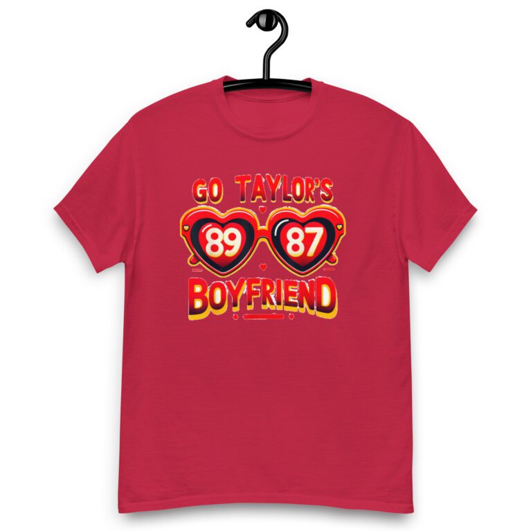 Go Taylor's Boyfriend Shirt, Chiefs Shirt for Women, Chiefs Fan Shirt, Swift Shirt, Taylor Shirt - Image 5