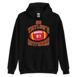 Go Taylor's Boyfriend Hoodie, Chiefs Shirt for Women, Chiefs Fan Hoodie, Swift Hoodie, Taylor Shirt Unisex Hoodie