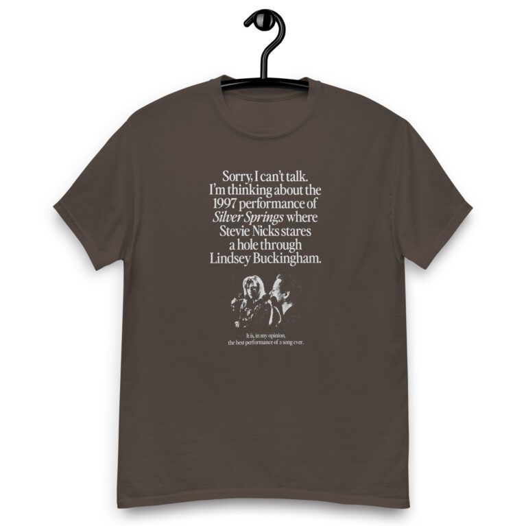 I'm Thinking About The 1997 Performance of Silver Springs Shirt, Nicks and Buckingham Shirt, Fleetwood Mac Shirt, The Dance, Music Shirt - Image 5