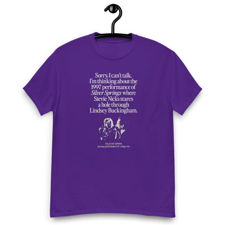 I'm Thinking About The 1997 Performance of Silver Springs Shirt, Nicks and Buckingham Shirt, Fleetwood Mac Shirt, The Dance, Music Shirt - Image 4