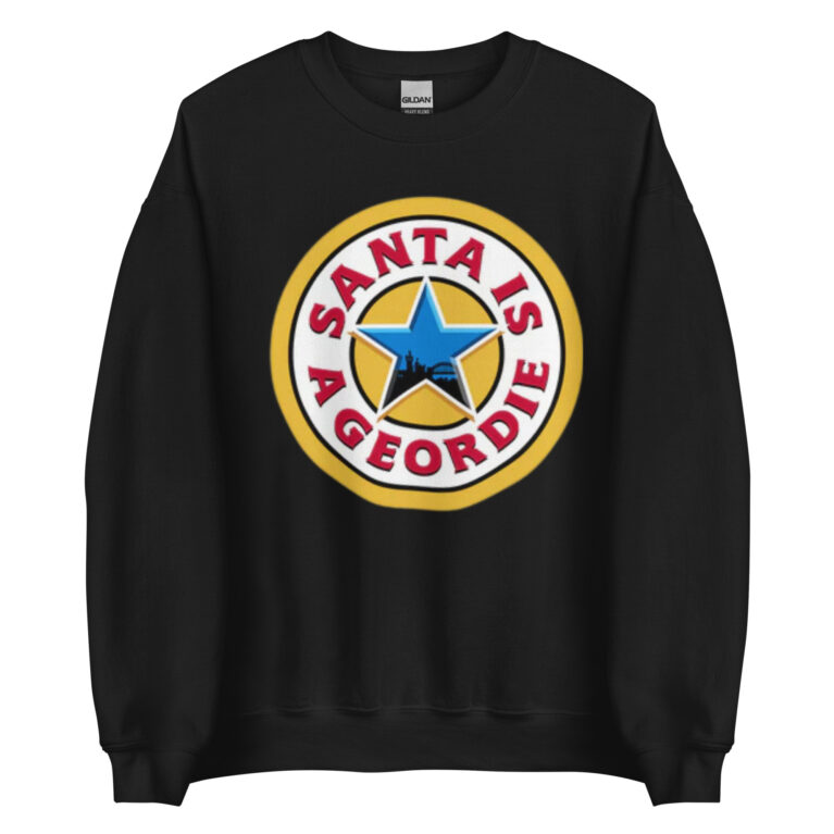 Santa is a Geordie Newcastle Christmas Jumper