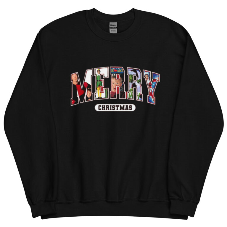 Official home alone christmas sweaterHome Alone Merry Christmas 90s Movies Crewneck, Vintage Christmas Movies Shirt