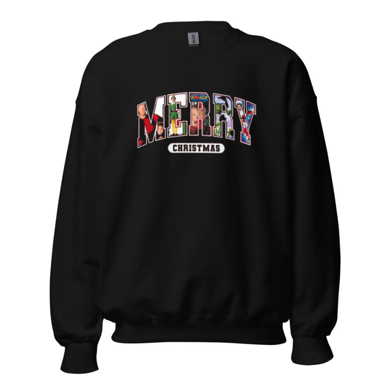 Official home alone christmas sweaterHome Alone Merry Christmas 90s Movies Crewneck, Vintage Christmas Movies - Image 2