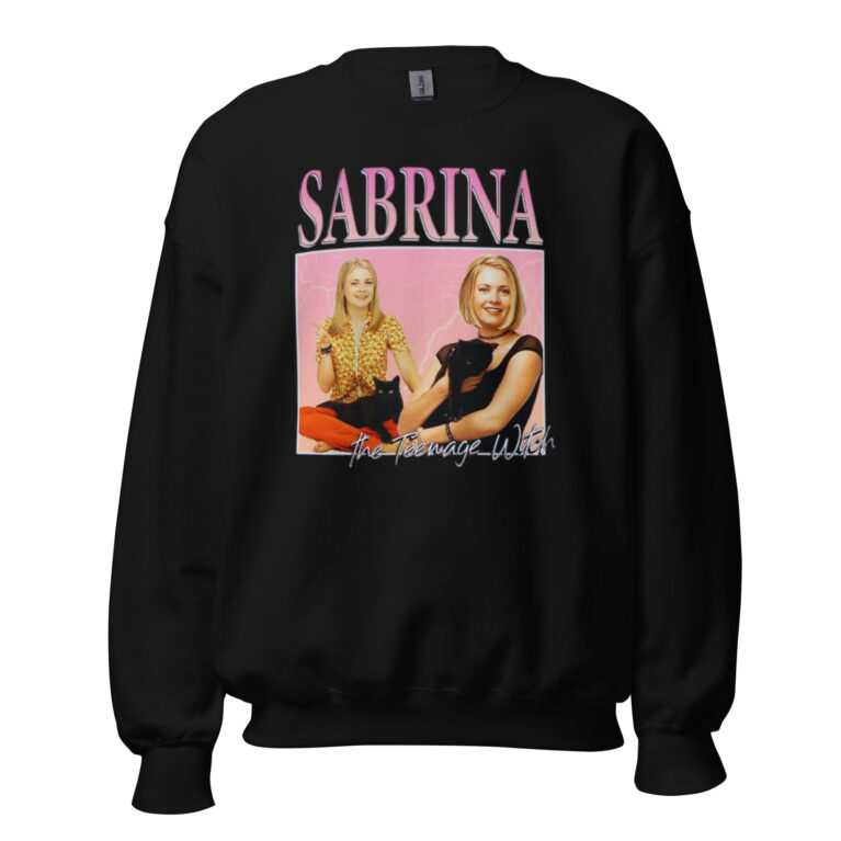 Sabrina the Teenage Witch Sweatshirt  Vintage 90s Nostalgia Tee - Image 2