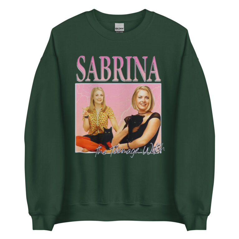 Sabrina the Teenage Witch Sweatshirt  Vintage 90s Nostalgia Tee - Image 5