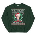 Keith Morrison True Crime Ugly Christmas Sweatshirt