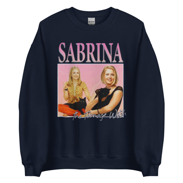 Sabrina the Teenage Witch Sweatshirt  Vintage 90s Nostalgia Tee - Image 4