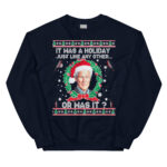 Keith Morrison True Crime Ugly Christmas Sweatshirt