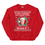 Keith Morrison True Crime Ugly Christmas Sweatshirt
