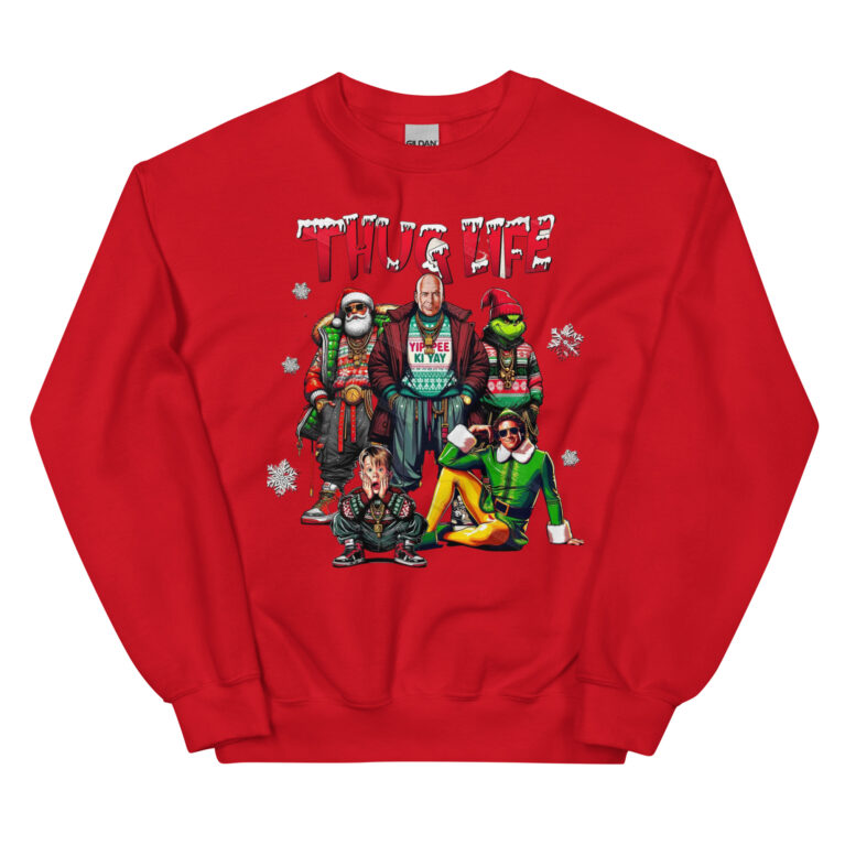 Thug Life Christmas Friends Sweatshirt - Image 7