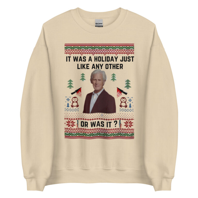 Keith Morrison True Crime Ugly Christmas Sweatshirt True Crime Ugly Christmas Sweater Party Sweatshirt - Image 5