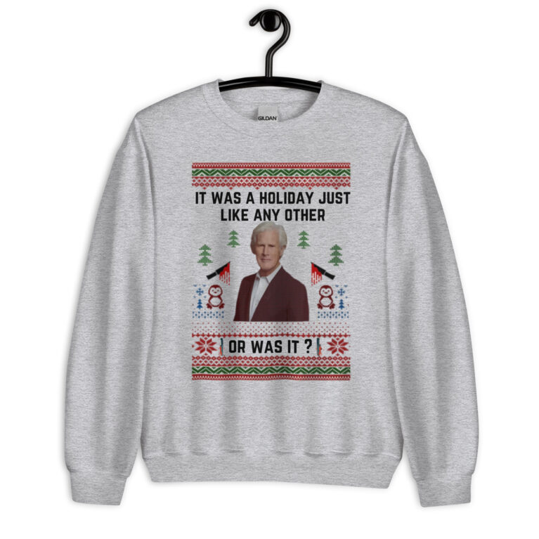 Keith Morrison True Crime Ugly Christmas Sweatshirt True Crime Ugly Christmas Sweater Party Sweatshirt - Image 2