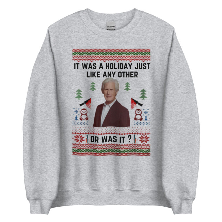 Keith Morrison True Crime Ugly Christmas Sweatshirt True Crime Ugly Christmas Sweater Party Sweatshirt - Image 4