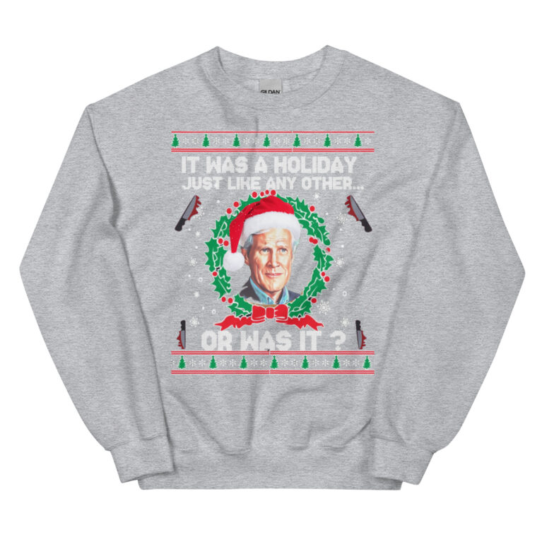Keith Morrison True Crime Ugly Christmas Sweatshirt - Image 8