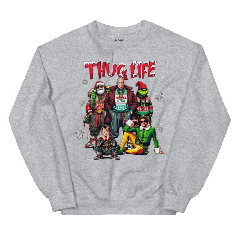 Thug Life Christmas Friends Sweatshirt - Image 8