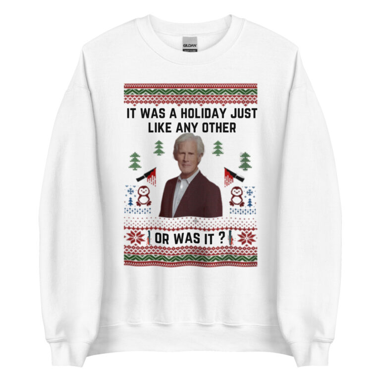 keith morrison true crime christmas sweatshirt