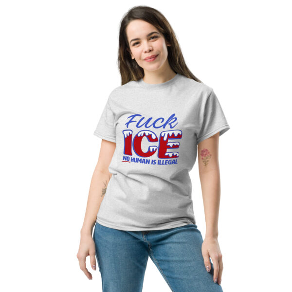 “Abolish ICE No Human Is Illegal shirt,” “Abolish ICE Protest shirt,” and “Fuck ICE cropped tee.” - Image 5
