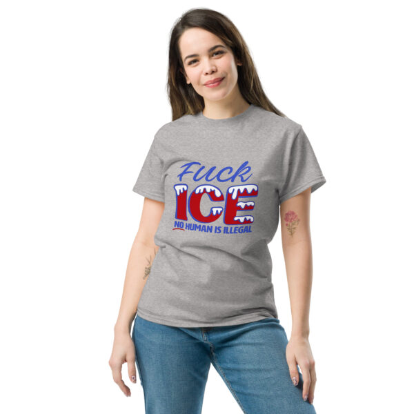 “Abolish ICE No Human Is Illegal shirt,” “Abolish ICE Protest shirt,” and “Fuck ICE cropped tee.” - Image 4
