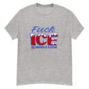 “Abolish ICE No Human Is Illegal shirt,” “Abolish ICE Protest shirt,” and “Fuck ICE cropped tee.”