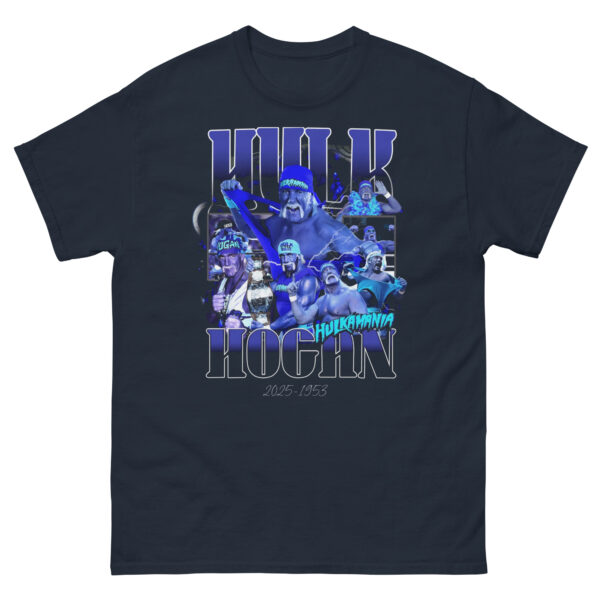 "Hulk Hogan RIP Shirt – Vintage Hulkamania Memorial Tee" - Image 2