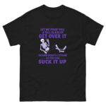 Skeleton 'Get Over It' Unisex Classic Tee – Funny Sarcastic T-Shirt (Gildan 5000)