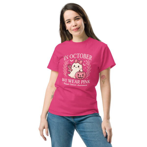 In October We Wear Pink , Breast Cancer Awareness shirt - Image 3