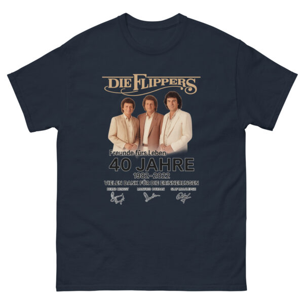 Die Flippers – 40 Jahre Jubiläum Shirt - Image 4