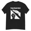 Paper Beats Rock Funny Hand Game T-Shirt