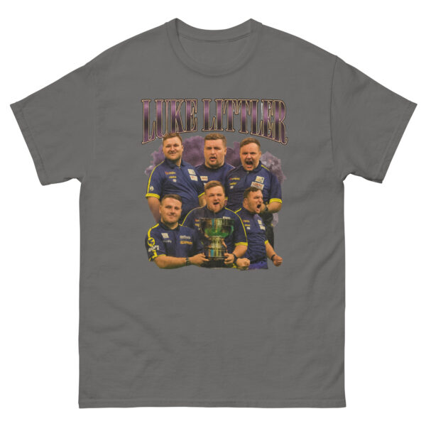 Luke Littler Darts Champion Vintage Graphic Tee - Image 8